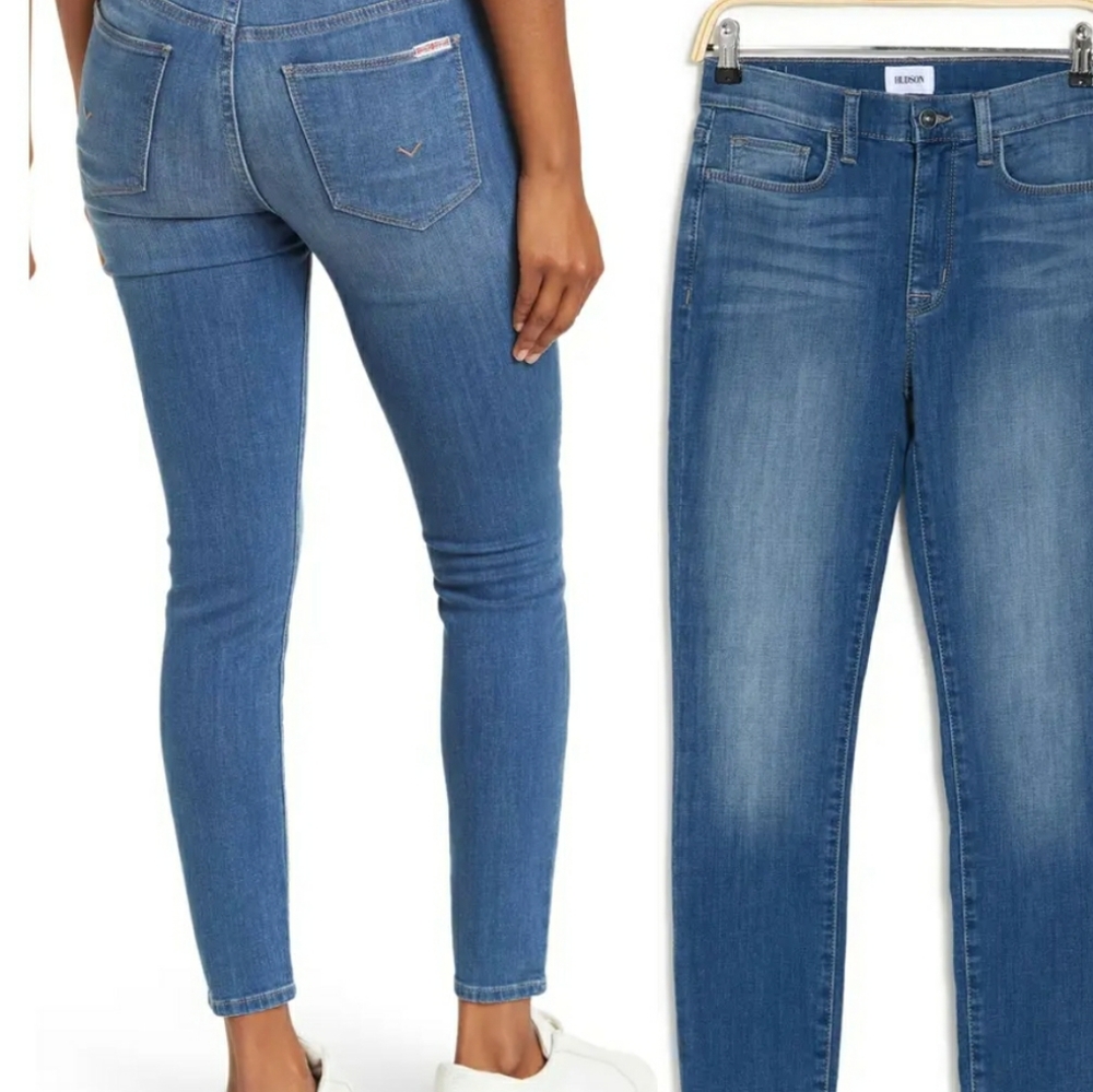 HUDSON Blair High Rise Skinny Ankle Jeans - Picture 2 of 6